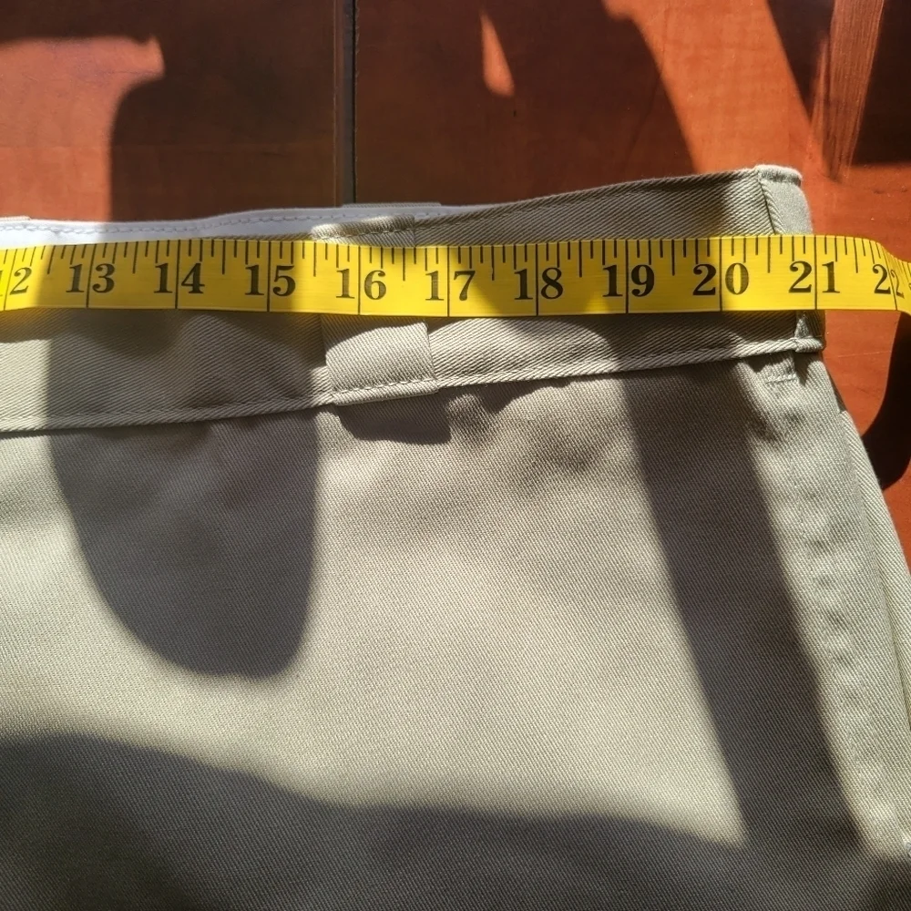 𝅺dickies Men's Loose Fit Double Knee Work Pants in Khaki Size 42/32 NWT - Picture 7 of 8